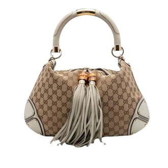 Gucci Pre-owned Handbags, female, Beige, Size: ONE SIZE Pre-owned The Indy