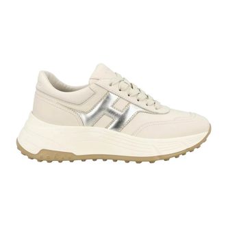 Hogan Sneakers Hi-Fi in pelle - - Shoes - Donna - Beige - 35 EU