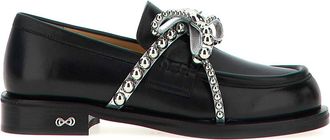 Mach & Mach Crystal Studs Loafers