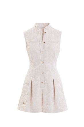 Saiid Kobeisy Jacquard Short Jumpsuit