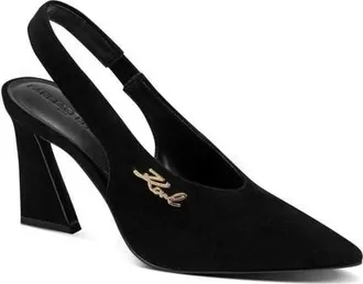 Karl Lagerfeld Lauryn Slingback Pump in Black at Nordstrom, Size 8.5
