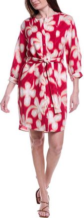 Nic+Zoe NIC+ZOE Flower Linen-Blend Mini Dress