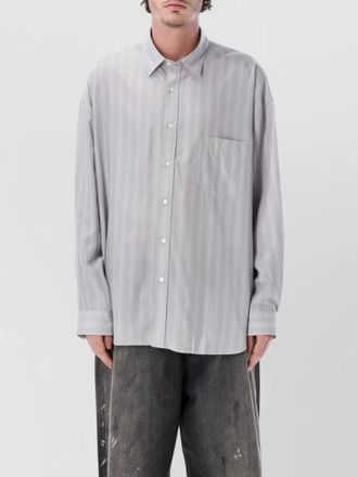 Acne Studios soffia striped shirt long sleeve pocket