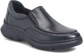 B&oslash;rn Cambridge Slip-On Sneaker in Black Leather at Nordstrom Rack, Size 11.5