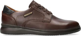 Mephisto Comfortabele Veterschoen met Schokabsorberende Technologie - Heren - Nette schoenen - Bruin - 40 1/2 EU - Leer - Schoenen