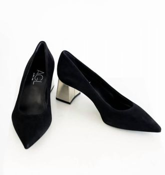 AGL Womens Tracy Pump In Black/metallic