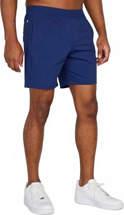 Redvanly Byron Shorts With Dual Side Pockets In Navy