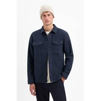 No Excess overshirt donkerblauw