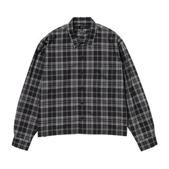 Beams Plus Heren, Overhemden, Zwart, Maat: XL Leer