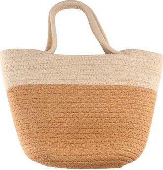 Generic Women Tote Bag, Large Weave Wrist Bag, Large Capacity Shoulder Handbag Bucket Bag for Travel Shopping Outdoor(khaki)