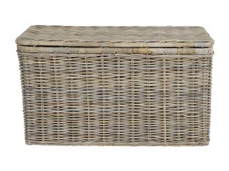 Vente-Unique Vente-unique - Vano Portaoggetti L100 X P55 X H55 Cm In Kubu Grigio Naturale - Timgad