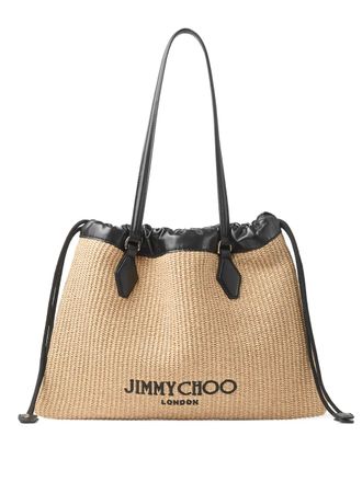 Jimmy Choo London Borsa tote grande con coulisse - Toni neutri