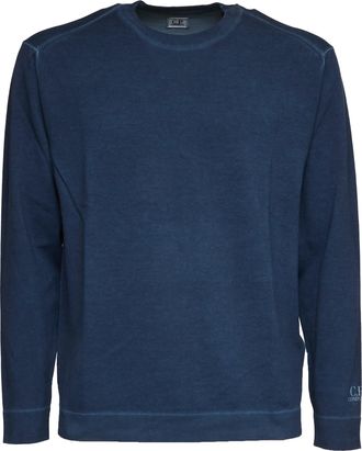C.P. Company Cotton Crepe Double Crewneck Sweatshirt