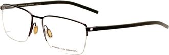 Porsche Design Mens 57 mm Brown Opticals