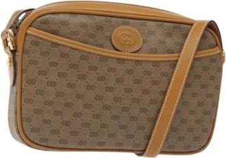 Gucci Pre-owned Cross Body Bags, female, Beige, Size: ONE SIZE Pre-owned Plastic Cross Body Bag
