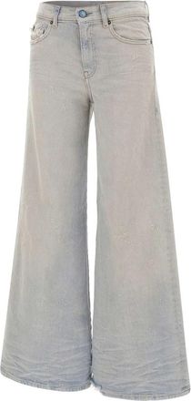 Diesel 1978 D-Akemi L.32 - Dames - Loose Fit Jeans - Blauw - W27 L32 - Katoen - Jeans