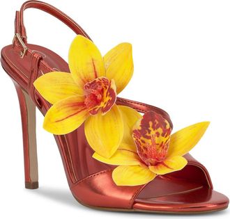 Jessica Simpson Jylia Slingback Sandal in Poppy Papaya at Nordstrom, Size 8