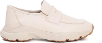 Tod's Witte Leren Loafers voor Vrouwen - Dames - Loafers - Wit - 41 EU - Schoenen