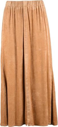 Forte_Forte Midi Skirts - Dames - Midirokken - Bruin - S - Rokken