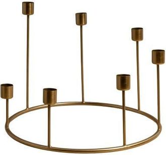 Be Home Kent Candlestick Wreath in Gold - Large at Nordstrom
