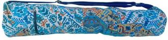 Vismaya Geometric Print Yoga Mat Bag in Blue Peach at Nordstrom