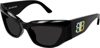 Balenciaga BB0444S 002 Womens Sunglasses Black Size 60