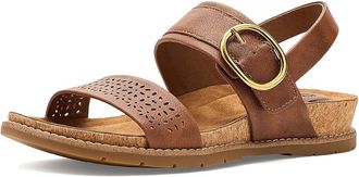 S&ouml;fft Garland Womens Sandals Luggage : 6.5 B - Medium, Synthetic