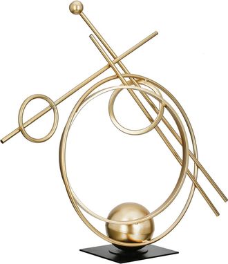 Casablanca Design Dekoobjekt »Skulptur Abstracto goldfarben H. 45,5 cm«