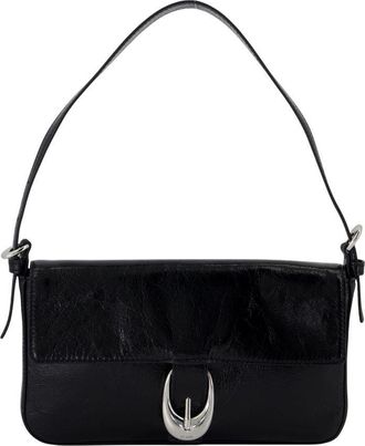 Staud Harlow Shoulder Bag - Leather - Black