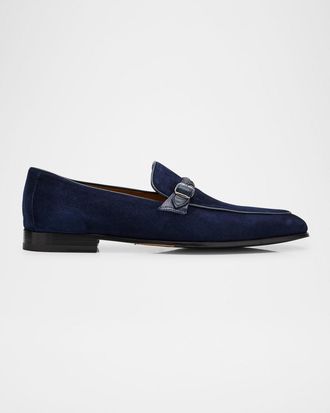 Kiton Mens Goatskin Loafers