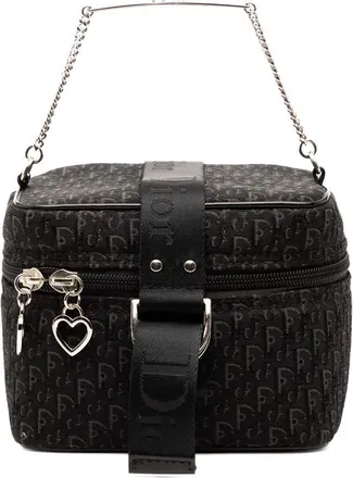 Dior Pre-owned Dior Mini Diorissimo Trotter Canvas Vanity Bag Ladies WFM237AAPMQKZ3PE
