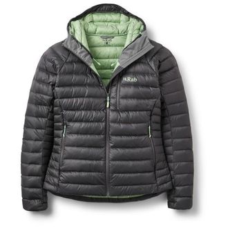 RAB Microlight Alpine Hoody Daunenjacke f&uuml;r Damen | grau