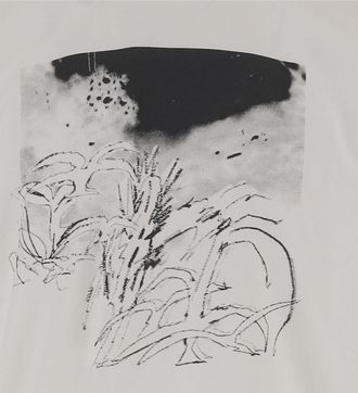 And Wander Mens Sweater Cotton-Blend White