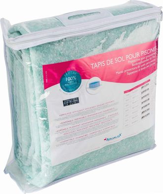 AquaLuxBad Mosquitera De Suelo 110g/m2 6,60x6,60m Para Piscina