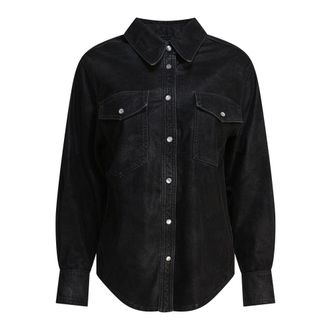 Isabel Marant Shirts, female, Black, 2XS, Black Shirt Stylish Design