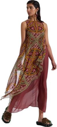 La DoubleJ Salome Jurk - Dames - Maxi kleedjes - Veelkleurig - S - Kleedjes