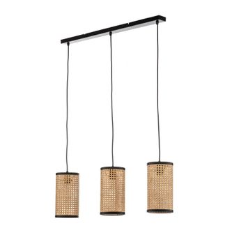 Lindby L&aacute;mpara Colgante yaelle En Marr&oacute;n De Madera - Lindby