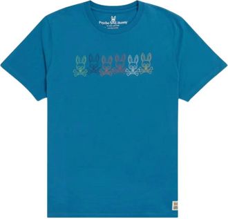 Psycho Bunny T-shirt Barbon - Blu