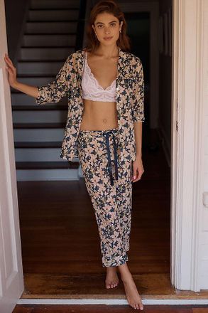 Papinelle Sleepwear Serena 100% Cotton Pajama Set