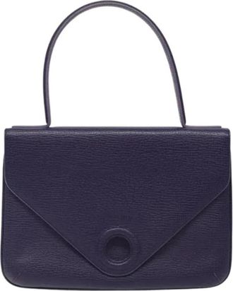 Loewe Pre-owned Leren Handtas - Dames - Vintage Handtas - Paars - ONE Size - Leer - Vintage