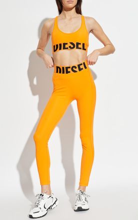 Diesel ADELINE-D-POP Leggings, Womens, Orange