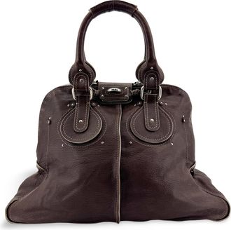 Chlo&eacute; Paddington Leather Brown Leather Handbag (Pre-Owned)