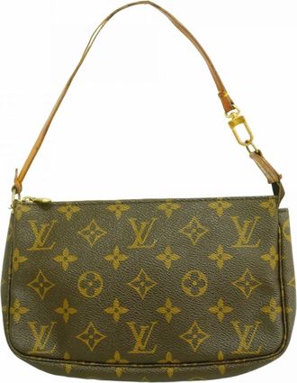 Louis Vuitton Brown Pouch (Pre-Owned)