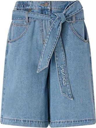 Max Mara Ballo Palazzo Broek - Dames - Denim shorts - Blauw - W28 - Katoen - Korte Broeken