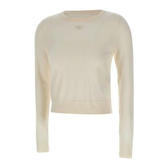 Diesel Truien & Vesten, Dames, Wit, S, Wol, M-alinesa Wool Sweater