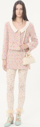 Valentino Garavani Mini Bauletto Vlogo Signature In Vitello Granato Donna LIGHT IVORY UNI