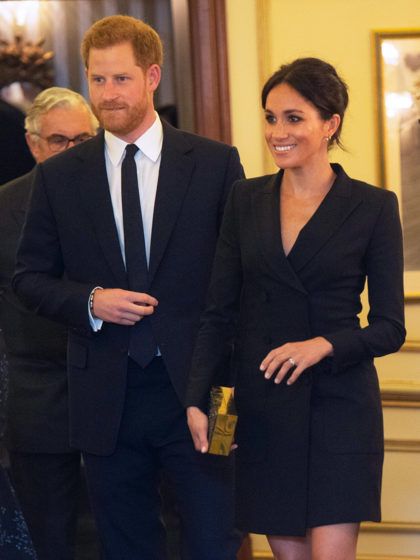 You Can Get Meghan Markle’s Classy Tuxedo Dress