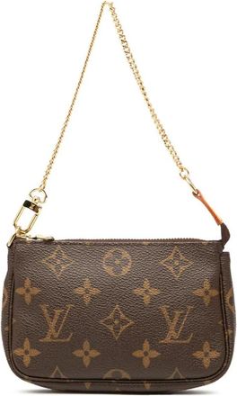 Louis Vuitton Pre-owned Handbags, female, Brown, Size: ONE SIZE Pre-owned Chain Shoulder Bag