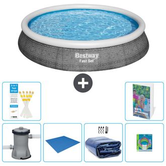 Bestway Piscina Bestway Fast Set Redonda - 396x84 Cm - 7-piezas S220