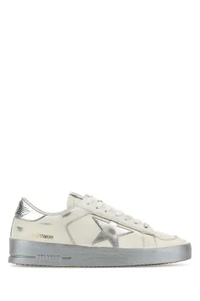 Golden Goose Deluxe Brand White Leather Stardan Sneakers